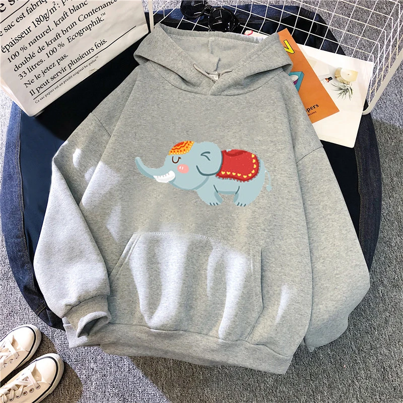 

Женский Зимний пуловер с капюшоном, в стиле оверсайз