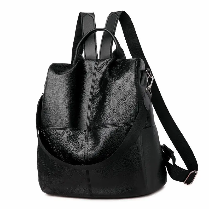 Женский рюкзак из мягкой кожи высокого качества модный для девочек повседневные