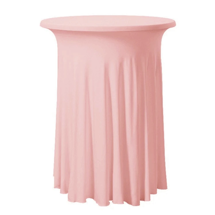 Спандекс стрейч гофрированные скатерти юбка из лайкры Коктейльные эластичные