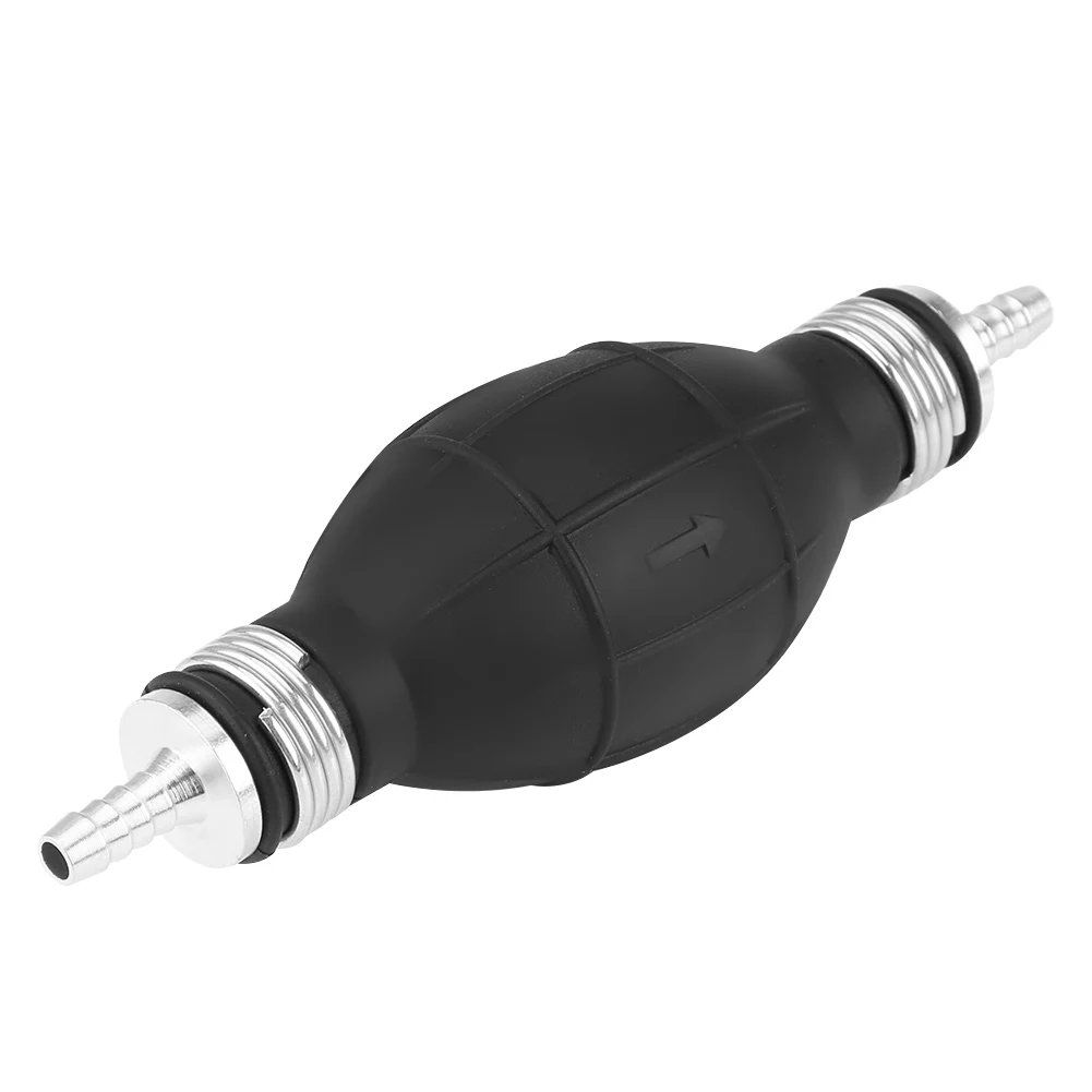 

Rubber Fuel Transfer Vacuum Fueling Line Hand Primer Pump Accessory (6mm)