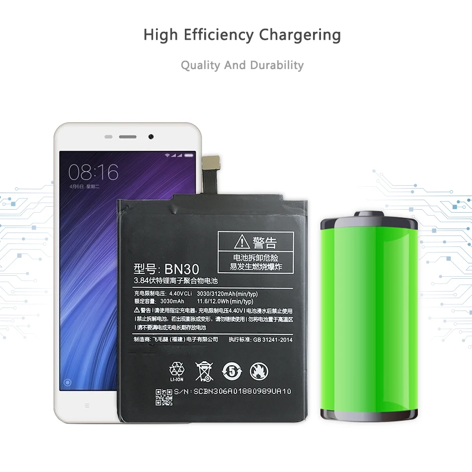 100% Новинка для Xiaomi BN30 Bn30 батарея Redmi 4A Redrice Hongmi литий-полимерная Замена Bateria