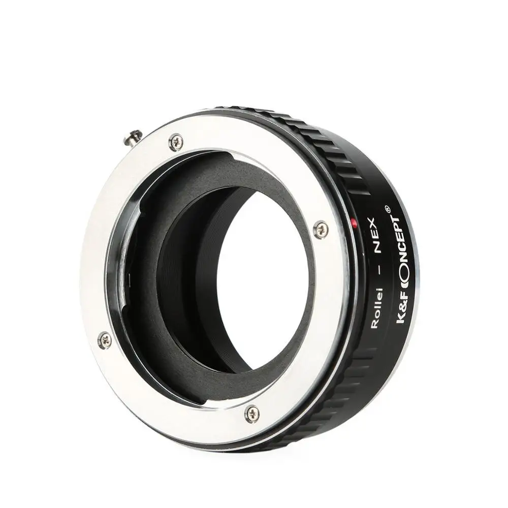 K &amp F адаптер с крышкой объектива для Rollei QBM крепление к Sony E-mount камеры NEX A7R2 A7R3 A7M3