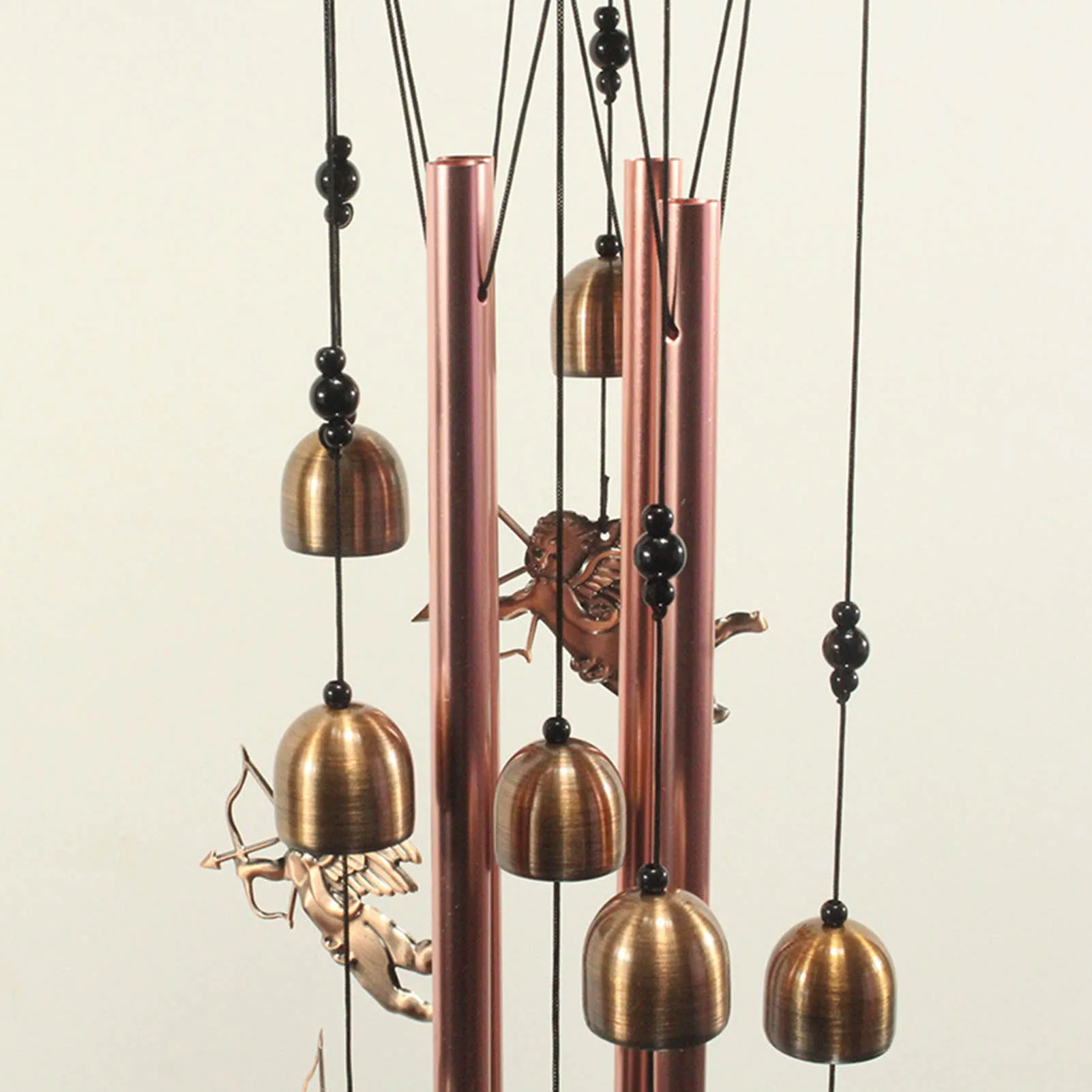 Ветряные колокольчики с крючком металлические в форме Купидона садовый декор