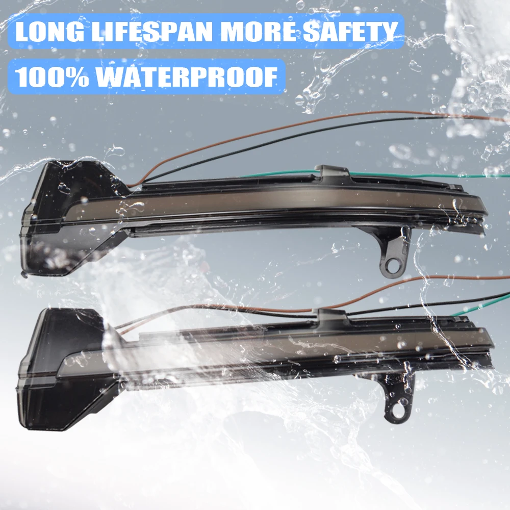 

2 pieces LED Dynamic Turn Signal Light Side Mirror Sequential Lamp For BMW 5 6 7 Series F10 F11 F07 F06 F12 F13 F01 F02