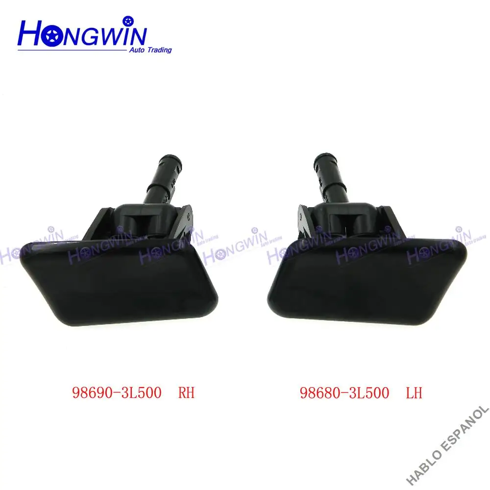 

Омыватель переднего бампера 98680-3L500 98690-3L500, правая и левая фара, форсунка распылителя, крышка для Hyundai Kia