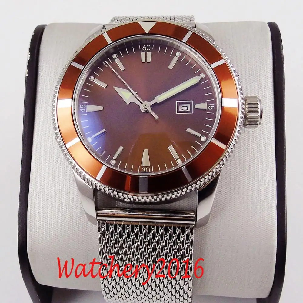 Часы Bliger Мужские автоматические брендовые Роскошные спортивные механические с