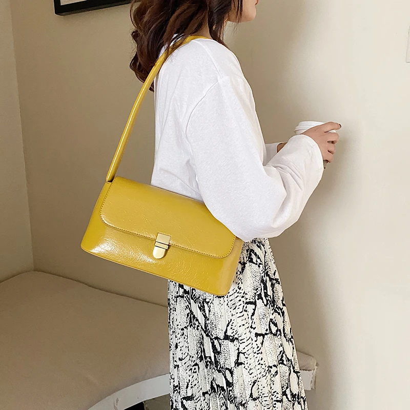 

ABAY Luxury Handbags Women Bags Designer Retro Underarm Bag Women's Shoulder Bags Girl Crossbody Bag High Capacity Commuter Bag