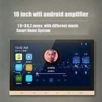10 inch wifi android bluetooth amplifier in wall smart home audio system background music controller sound system