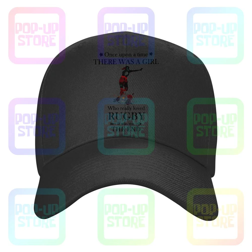Once Upon A Time There Was Girl Who Really Loved Rugby It Me The End Caps Baseball Cap | Аксессуары для одежды