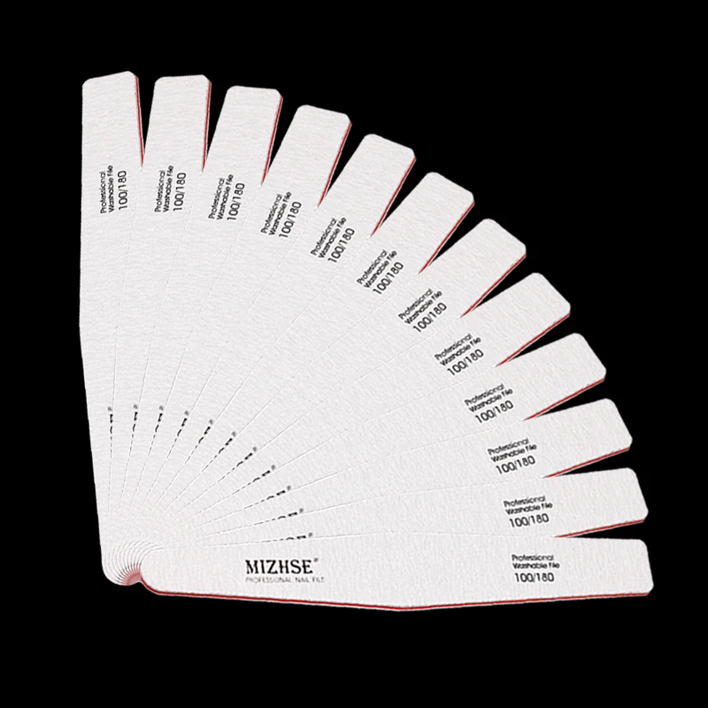 

Supwee 1pc Manicure Nail Files Sandpaper Beatury Tool Double-side Thickness Nail Art Sanding Files Buffing Curve Manicure Tool