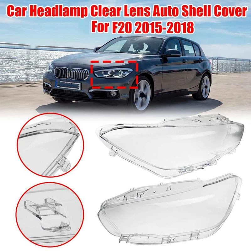 

Car Front Headlight head light lamp Lens Shell Cover Replacement For-BMW F20 2015 2016 2018