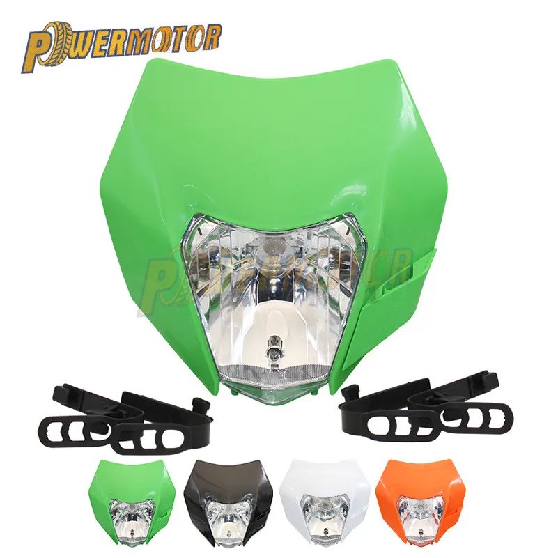 

Универсальные мотоциклетные передние фары, фары, передние фары для EXC SX SXS EXCF XCW 125 150 250 300 Supermoto 12 в 35 Вт