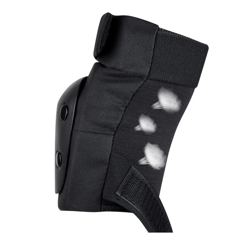 

6Pcs/Set Knee Pads Elbows Pads Wrist Guards Protective Gear Set for Skateboarding Inline Roller Skating BMX Bike Sport-L