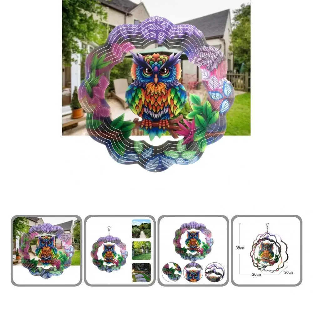 

Unique Hanging Pendant Decor Wide Application Reusable Creative 3D Visual Effect Hanging Decor Hanging Chime Wind Chime