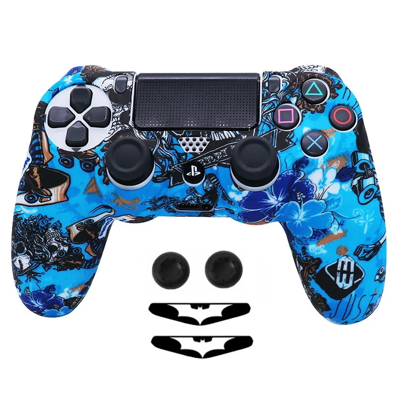 Мягкий силиконовый чехол для Sony Playstation 4 контроллера PS4 Dual shok аксессуары геймпада