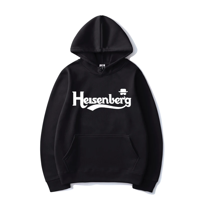 

Breaking Bad TV Series Hoodies Heisenberg Letter Print Hooded Sweatshirt Men Women Sport Casual Streetwear Hoodie Pullover Tops