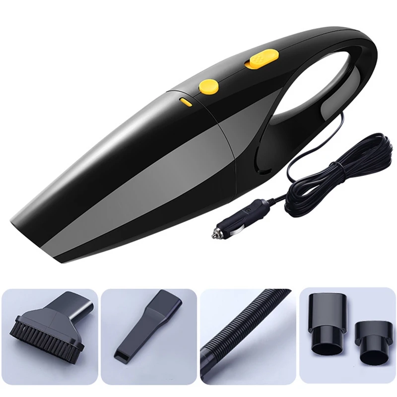 

120W Handheld Vacuums Car Vacuums Cleaners Hand Cordless Portable Strong Suction Power Wet Dry Rechargeable Household
