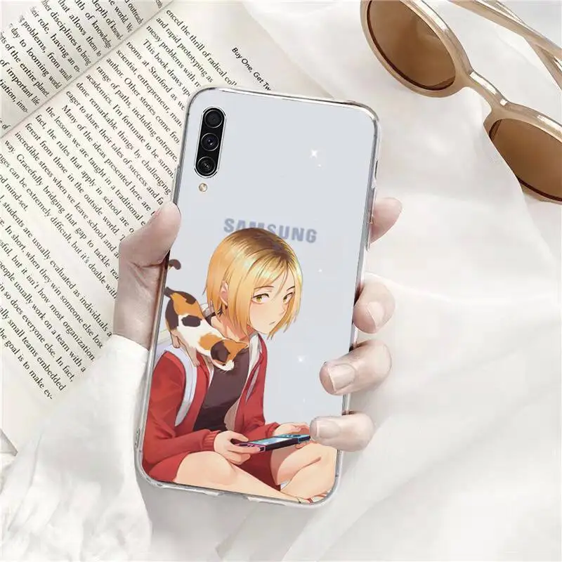 

Kenma Kozume Haikyuu Phone Cases Transparent For Samsung Galaxy A71 A21s S8 S9 S10 plus note 20 ultra