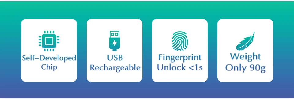 Умный Замок с отпечатком пальца, USB Перезаряжаемый электронный домашний Противоугонный замок для безопасности, замок для двери, замок для багажа