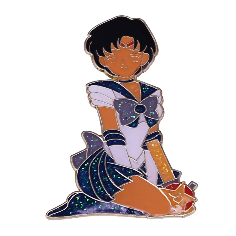 

Sailor Moon The Magic Girl Hard Enamel Lapel Pins Brooch Collecting Badges Backpack Collar Fashion Jewelry Children Gifts
