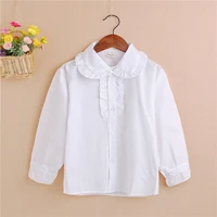 kids clothes shirt jacket fashion all match flower side collar simple sweat shirt top girls middle older childr quality clothing