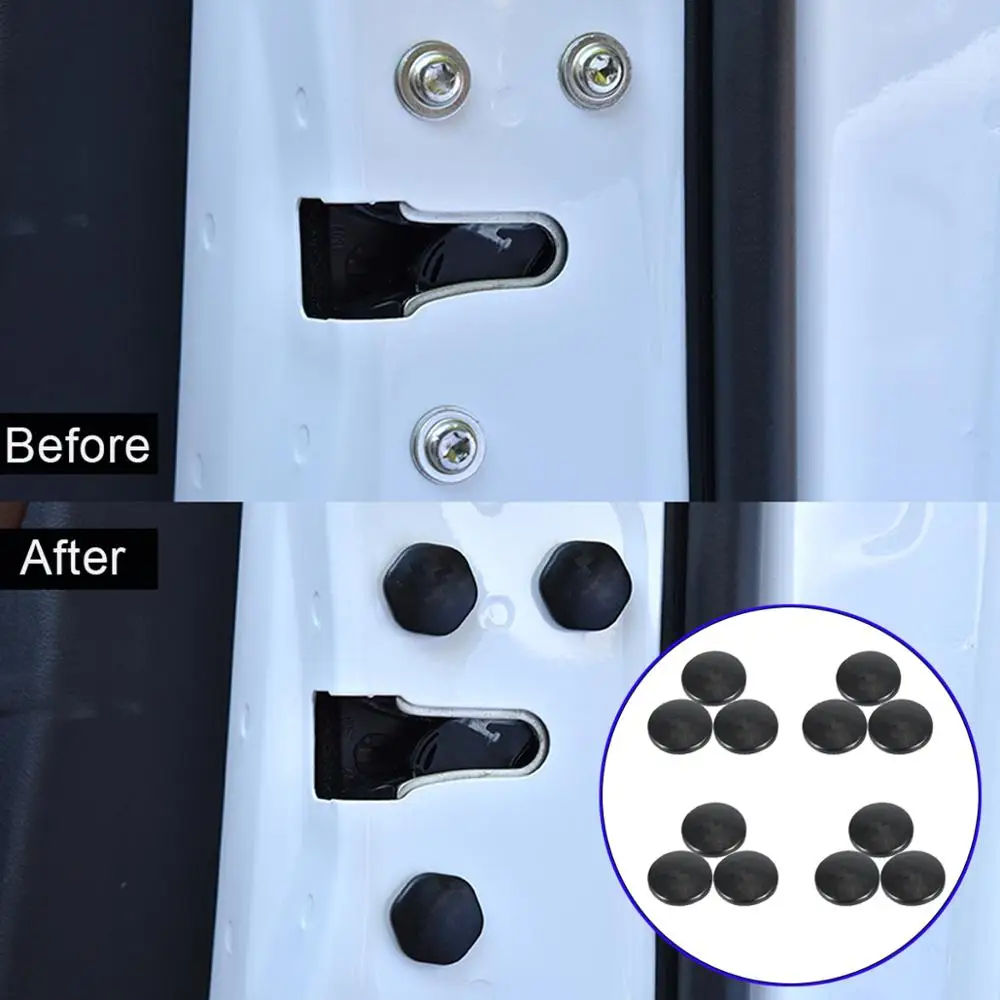 Автомобильный Дверной замок наклейки на винты с защитой от ржавчины