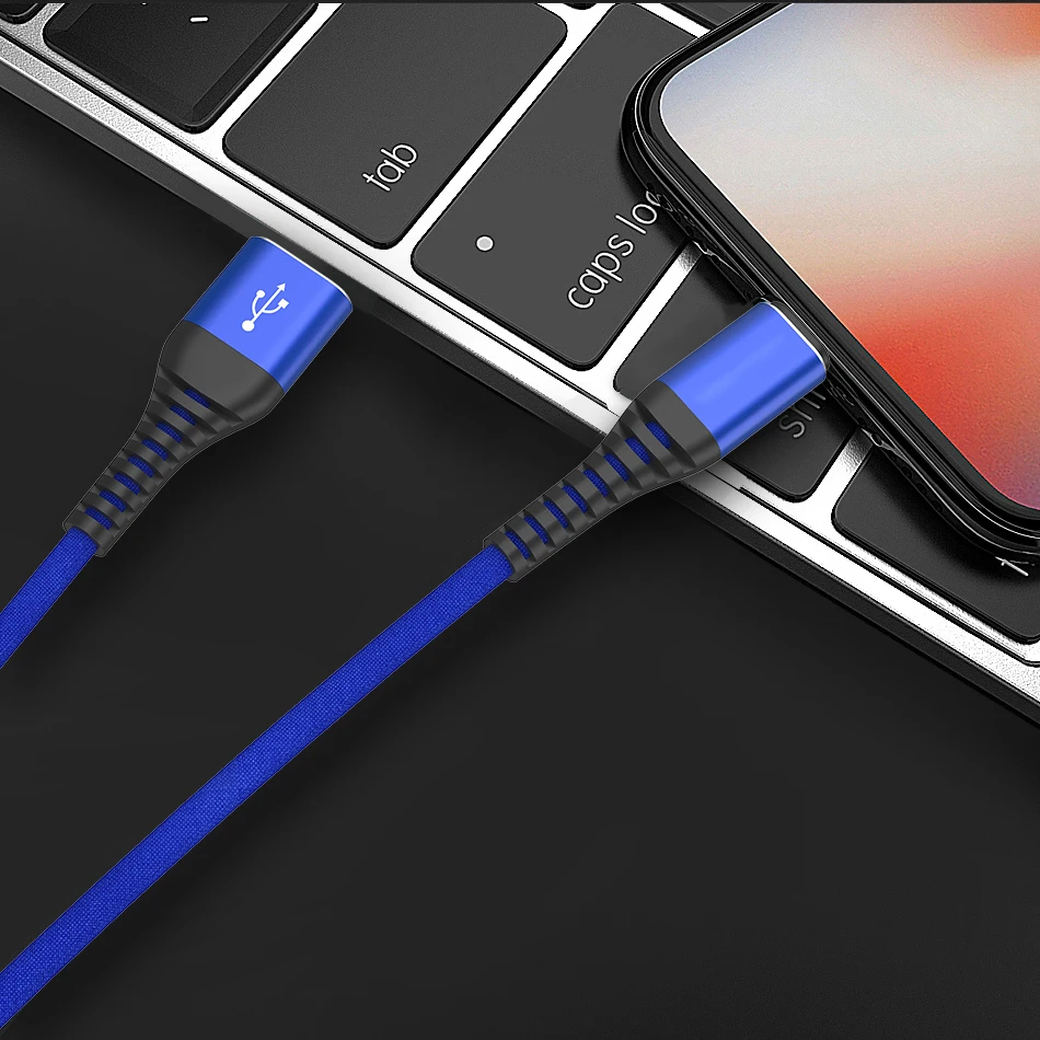 3.1A USB кабель для iPhone X 8 7 6 6S plus 5 5S кабель высокопрочный кабель передачи данных для быстрой зарядки быстрое зарядное устройство для устройств apple