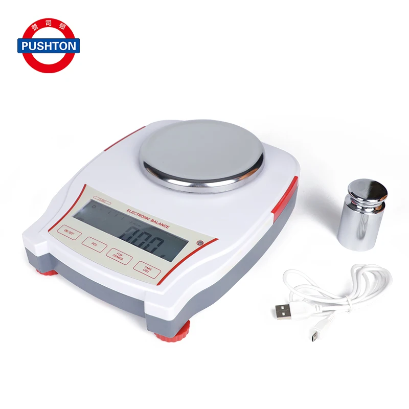 Точность USB Стандартный Лабораторный баланс аналитического тестирования 0 001