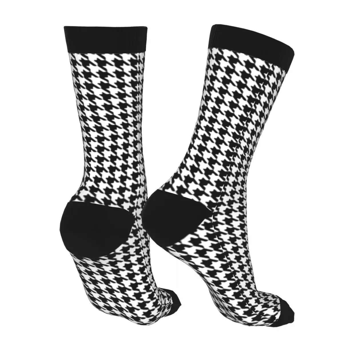 Носки мужские с рисунком гусиные лапки из 5% спандекса | Мужская одежда