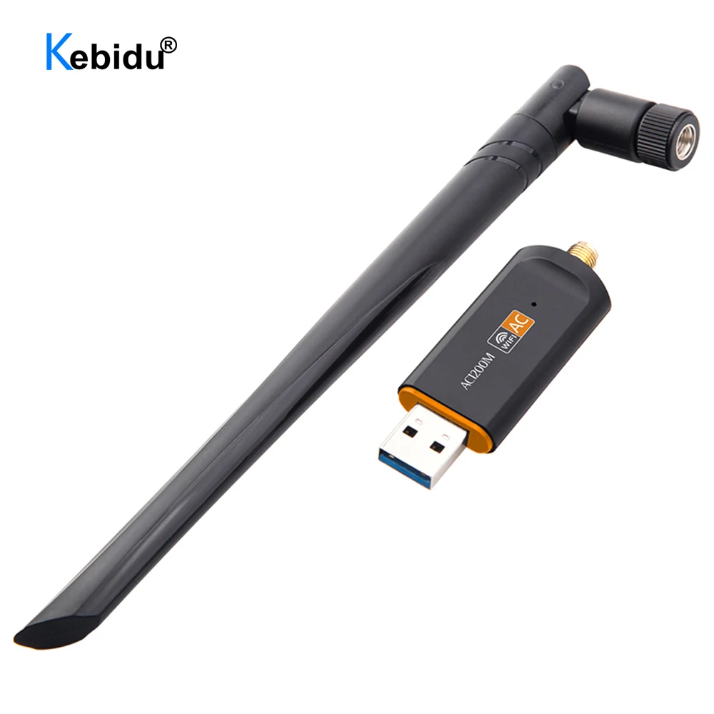 

Wi-Fi адаптер KEBIDU, 1200 Мбит/с, USB 3,0, 2,4 ГГц/5 ГГц