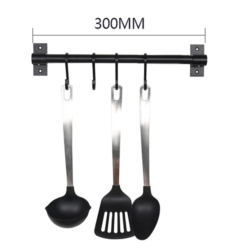 

Iron Storage Bin,Kitchen Organizer Basket,Home Supplies Finishing Organizer Basket with 30CM Rod & Hook Up