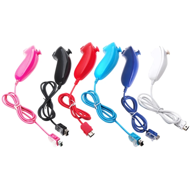 Nunchuck Nunchuk игровой контроллер пульт дистанционного управления для консоли Nintendo Wii