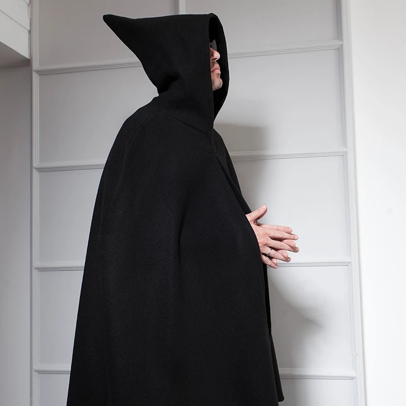 Шерстяное пальто длинное британский стиль Корейская версия свободное с