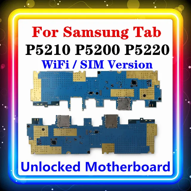 Материнская плата для Samsung Galaxy Tab 3 10. 0 P5210 P5200 P5220 логическая материнская версия Wi