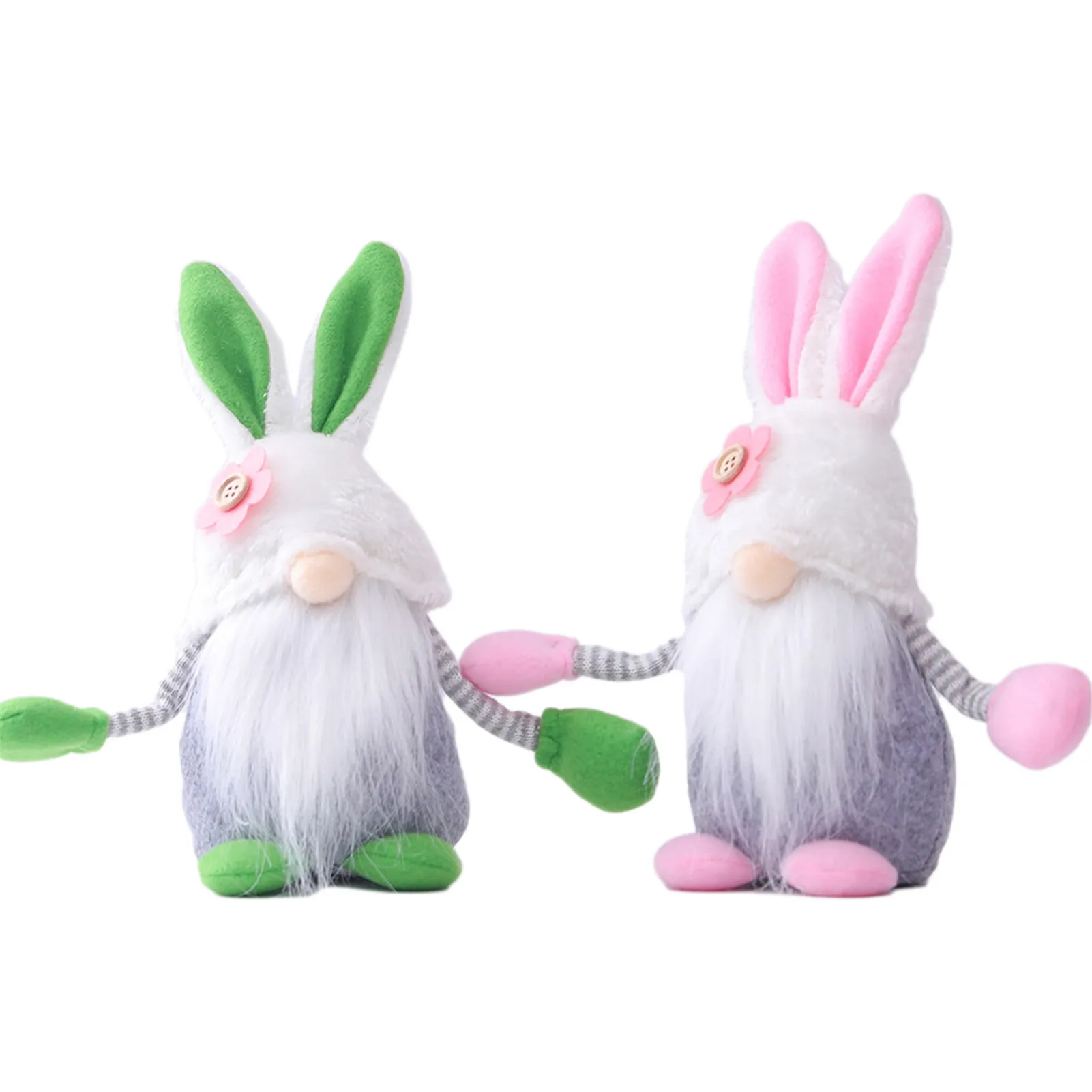 

Cute Straw Rabbit Bunny Easter Decorations Holiday Home Garden Wedding Ornament Photo Props Crafts