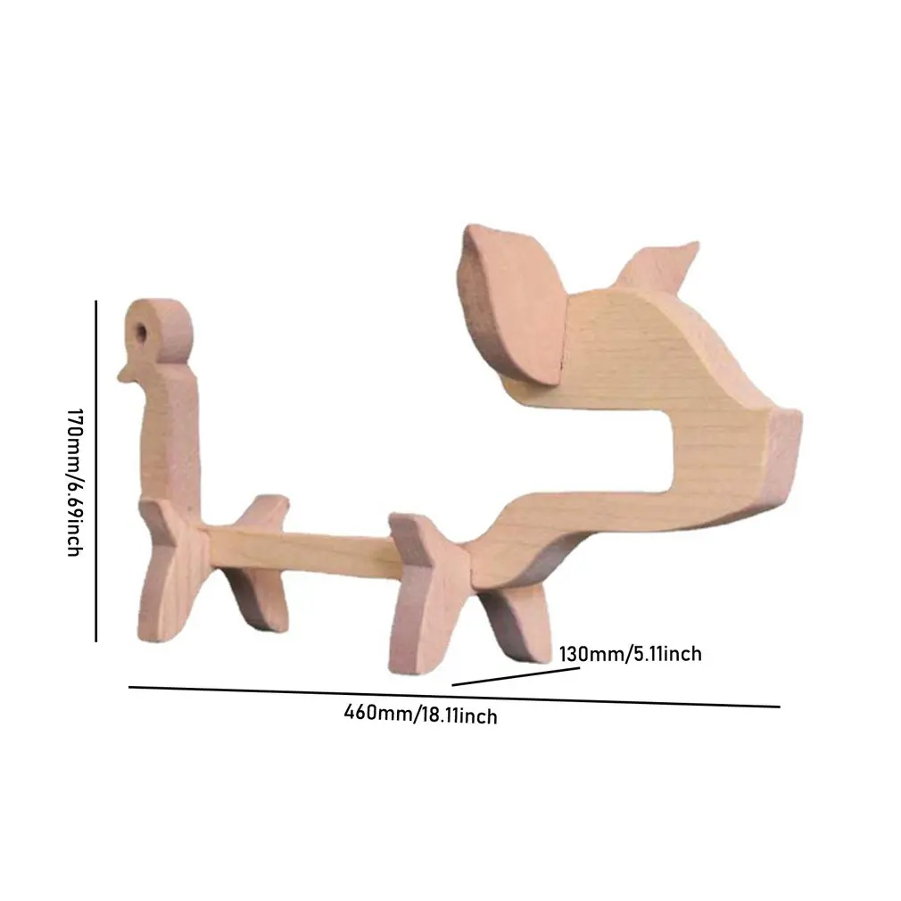 

Wine Rack Wooden Beagle Wine Holder Pig Ornaments Home Wine Cabinet Decoration Crafts Barware Bar Supplies Accessories 2021 Hot