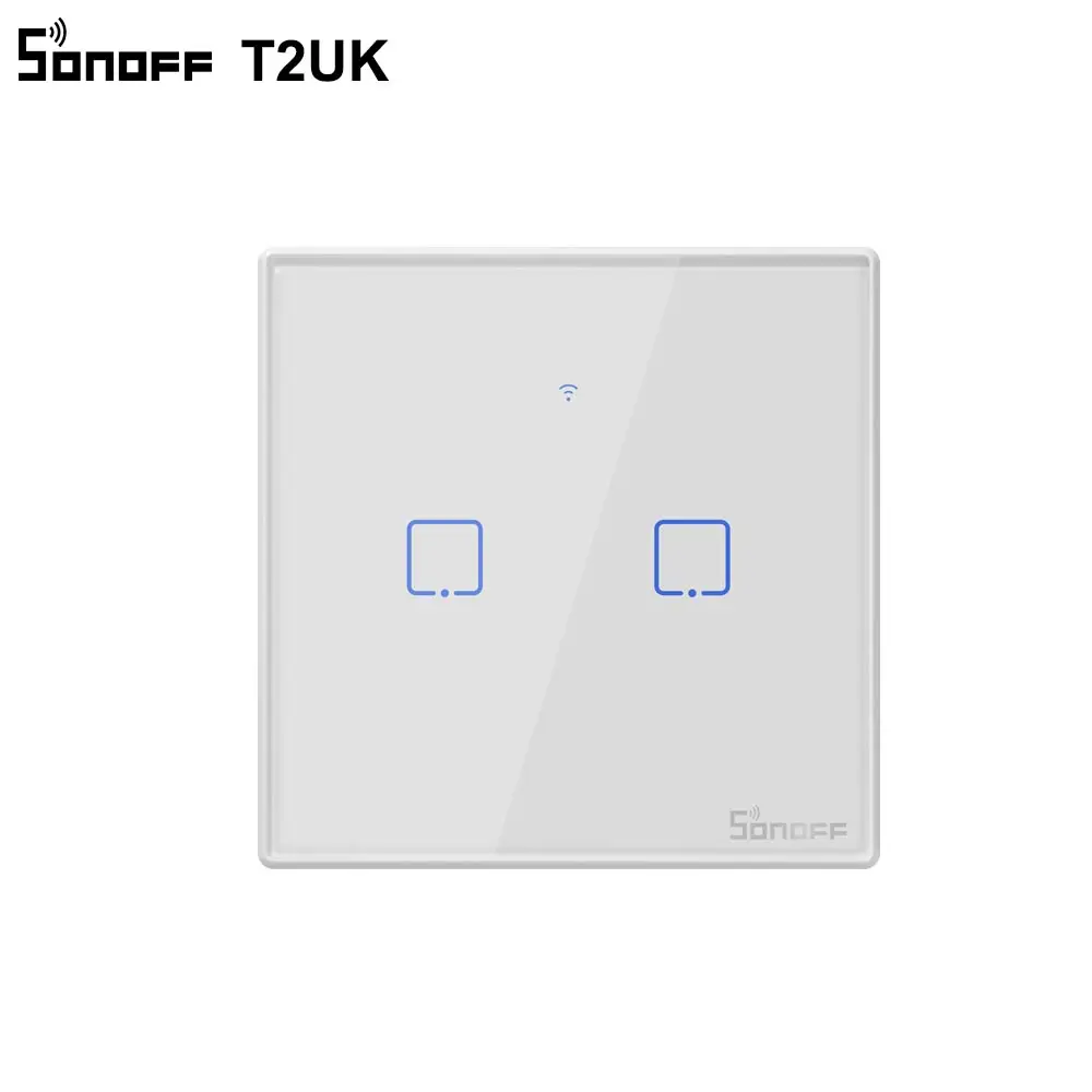 Умный сенсорный выключатель Itead SONOFF TX T2/T3 Wi-Fi настенный света голосовое