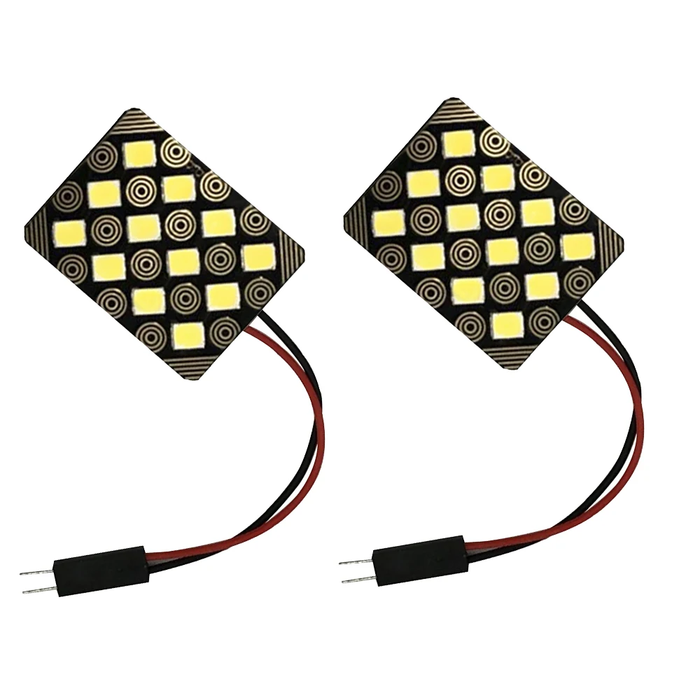Белый 2835 12Smd светодиодный светильник для чтения автомобиля 6000k туристический