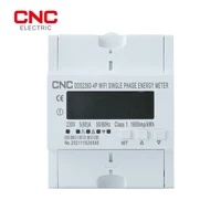 cnc dds226d 4p tuya single phase wifi smart energy meter monitoring circuit breaker timer with voltage current protection rs485