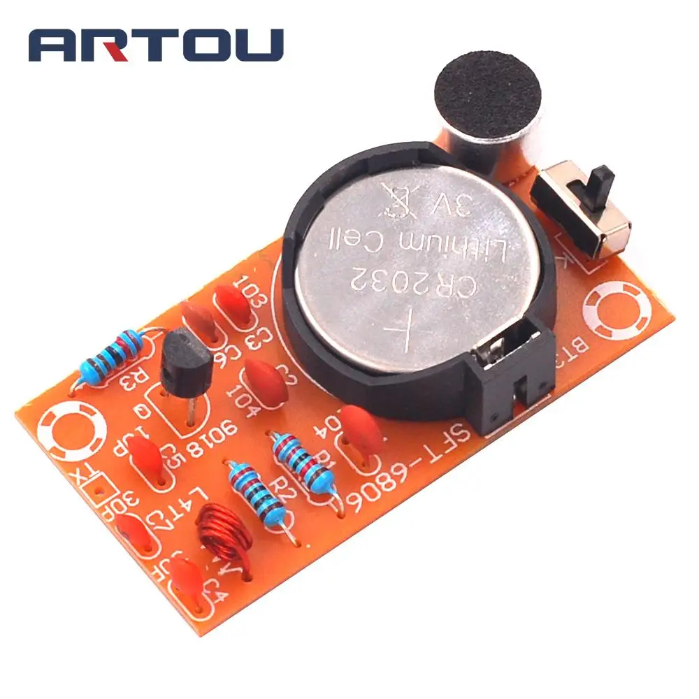 Простой комплект для электронных тренировок запчасти микрофона FM передатчик