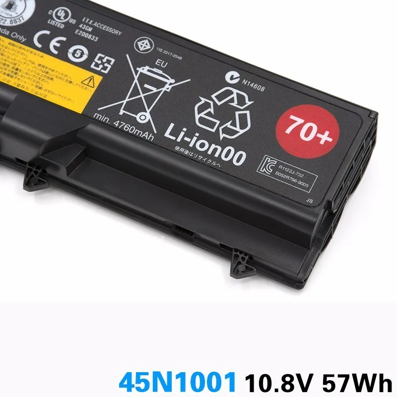 Аккумулятор для ноутбука HONGHAY 10 8 В 5200 мАч Lenovo ThinkPad T430 T430I L430 T530 T530I L530 W530 45N1005 45N1004
