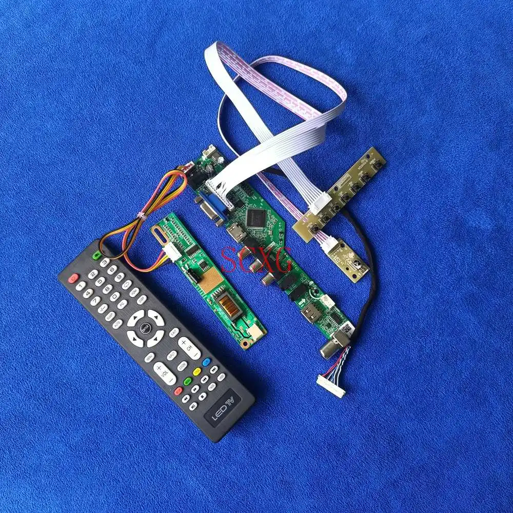 

USB VGA HDMI-compatible Signal Analog Kit1CCFL LCD display driver board 1024*768 20 Pin LVDS For LP141X5/LP141X6/LP141X7/LP141X8