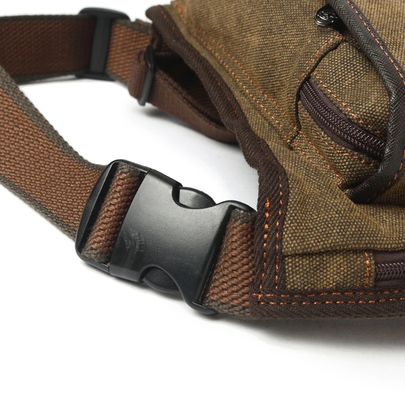 

Холщовая поясная сумка Q1QA для мужчин и женщин, забавная уличная сумочка в стиле милитари для езды на мотоцикле, велосипеде, велосипеде, с нес...