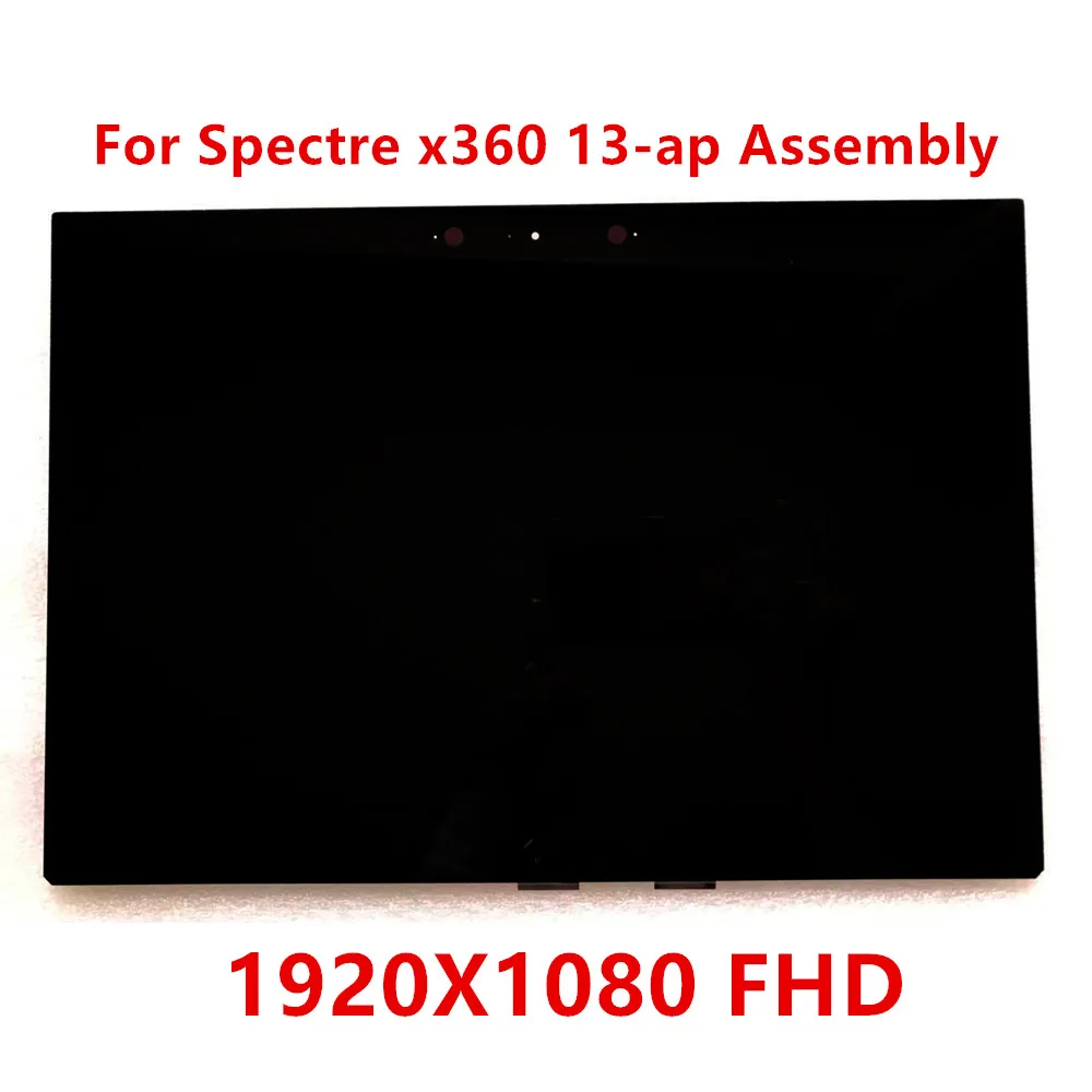 

13,3 FHD 30-контактный сенсорный ЖК-экран в сборе для HP Spectre x360 13-ap series 13-ap0005tu, дигитайзер, светодиодный дисплей L37648-001