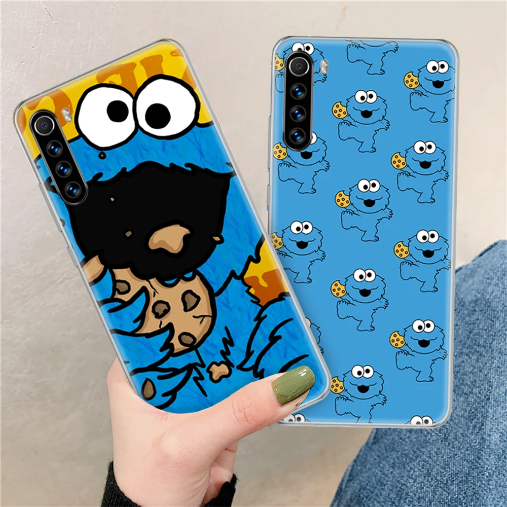 Мультяшный чехол для телефона с изображением печенья монстра XIAOMI Redmi 8 9 9C Note 6 7 9S K20