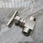 Прямой игольчатый клапан BSP с ручкой, 18 