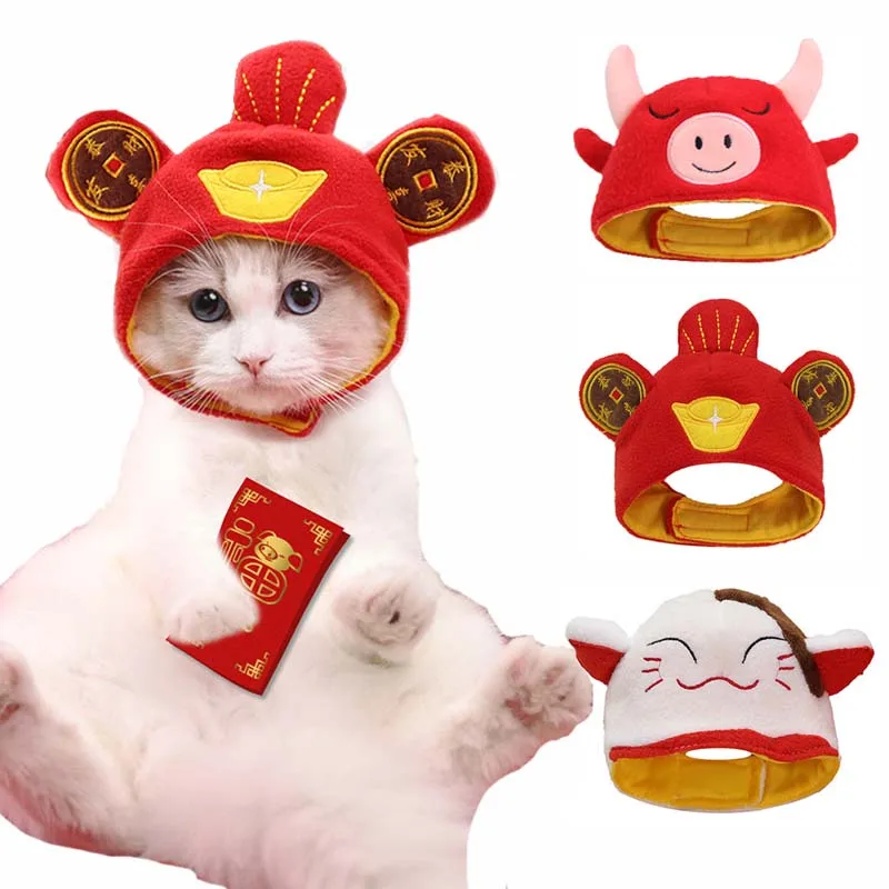 

Cute Dog Caps Cute Headwears for Puppy Kitten Winter Warm Dog Hat Decorative Party Pet Cap Cosplay Dog Accessories Pets Supplies