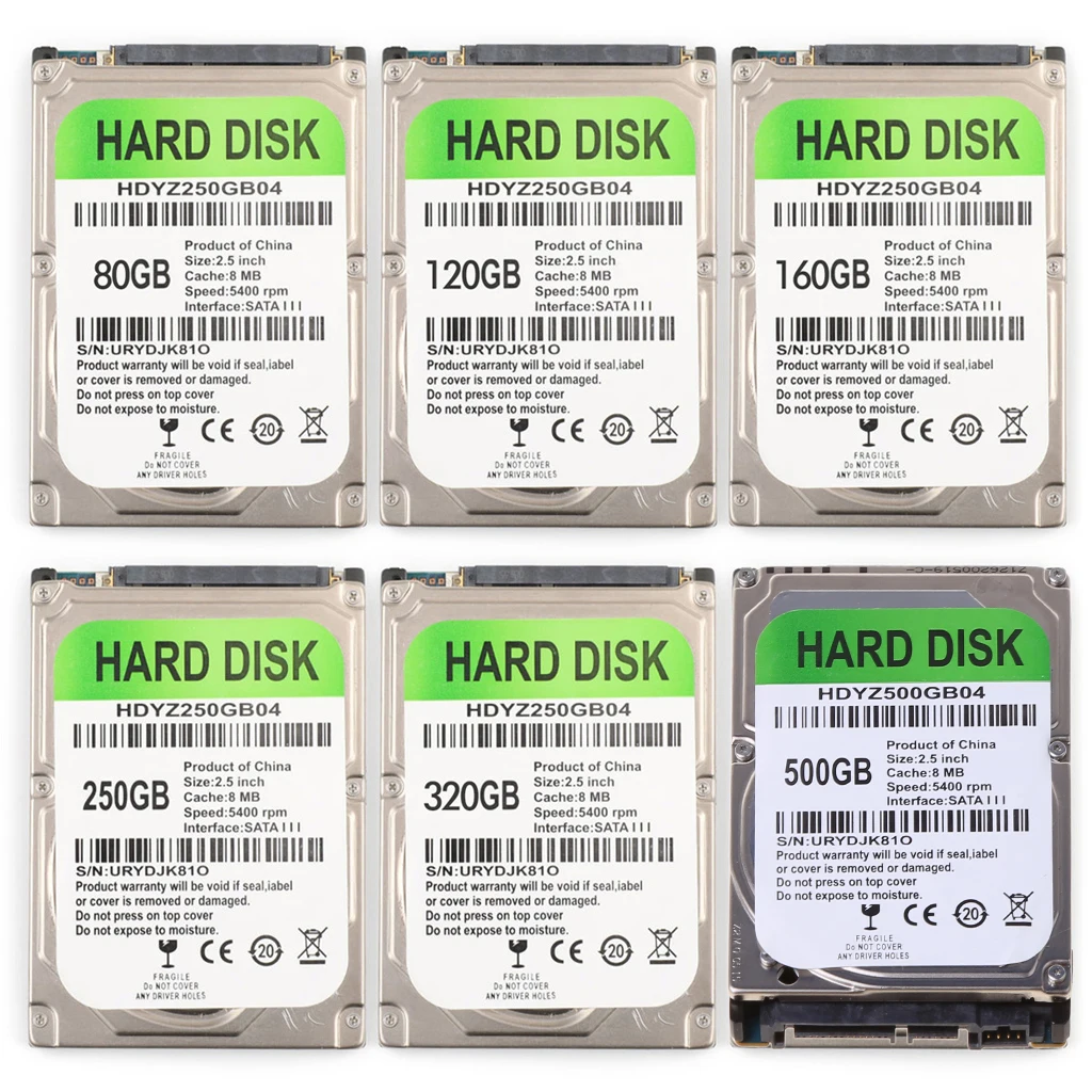 Кабель адаптера HDD SATA USB 80/120/160/250/320/500 Гб для жесткого диска ноутбука T84D |