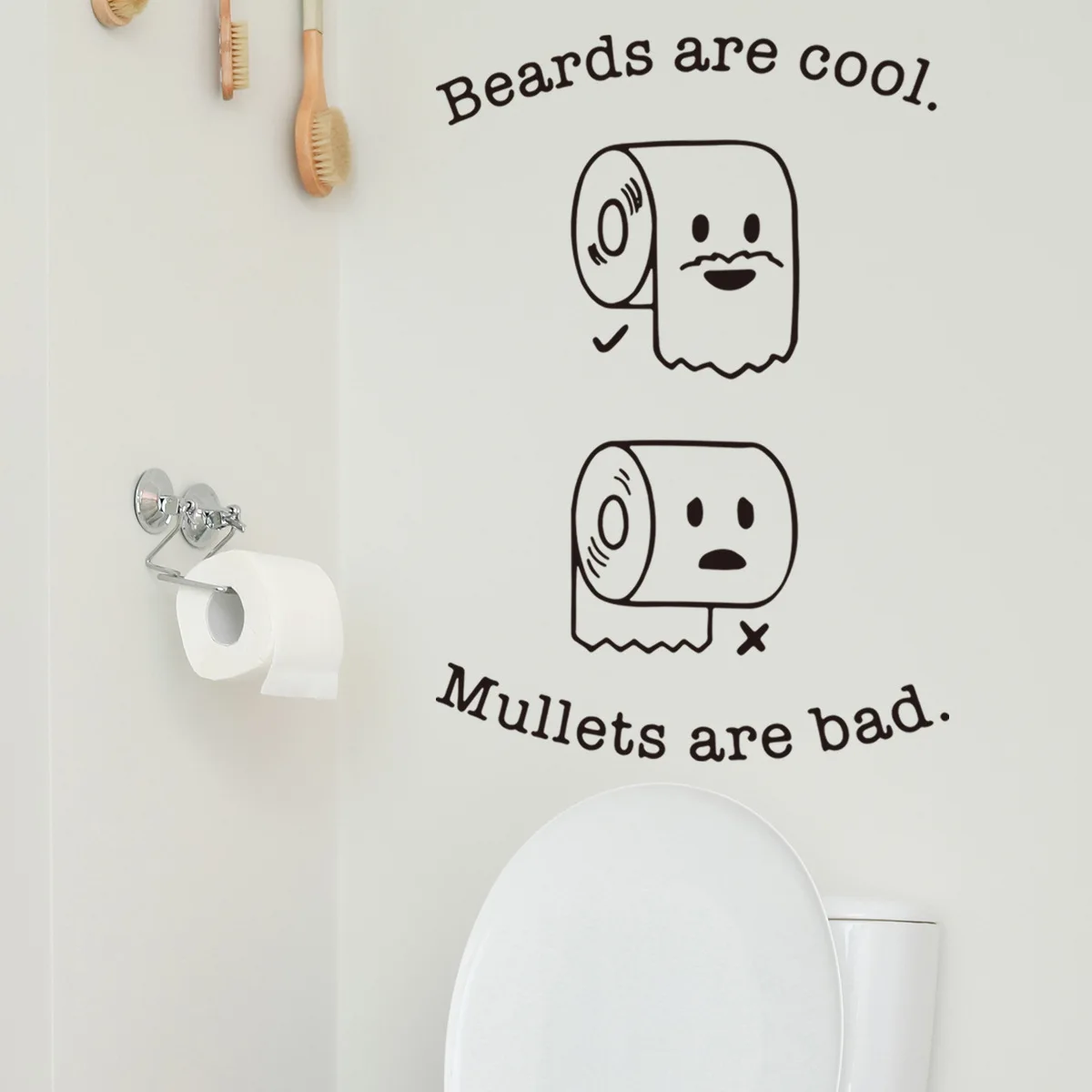 

Bathroom Wall Stickers Funny Cat Pattern Waterproof Cartoon DIY Funny Toilet Vinyl Wall Decals for Home Decoration