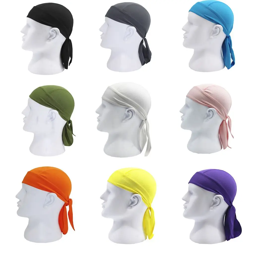 

Quick Dry Pure Cycling Cap Head Scarf Summer Men Running Riding Bandana Headscarf Ciclismo Pirate Hat Hood Headband